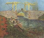 Vincent Van Gogh The Langlois Bridge at Arles (nn04 USA oil painting artist